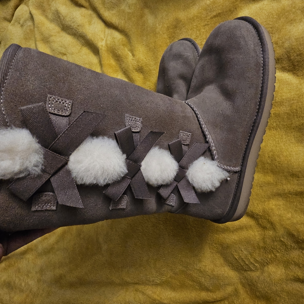 Koolaburra By UGG Cozy Gray Winter Boots